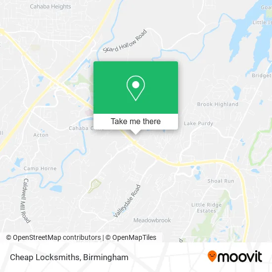 Cheap Locksmiths map