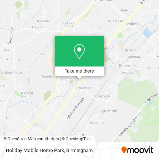 Holiday Mobile Home Park map