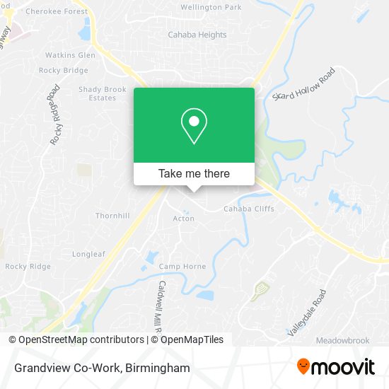 Grandview Co-Work map