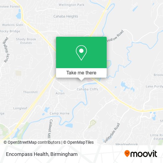 Encompass Health map