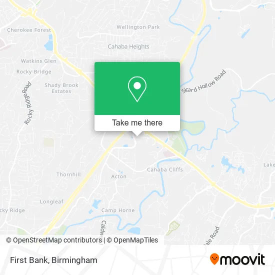 First Bank map