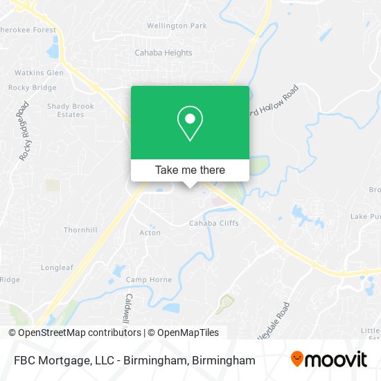 FBC Mortgage, LLC - Birmingham map