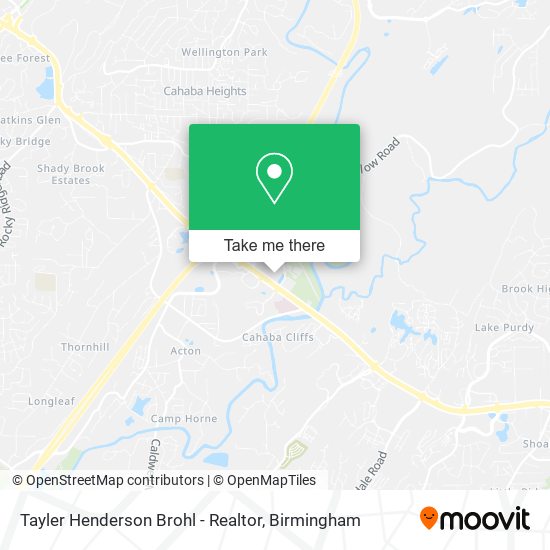 Tayler Henderson Brohl - Realtor map