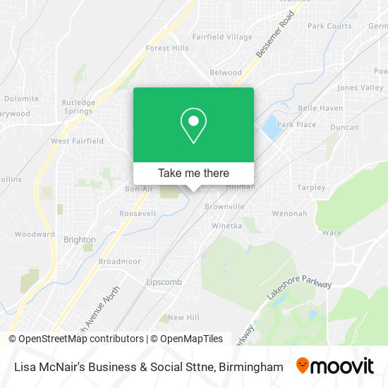 Mapa de Lisa McNair's Business & Social Sttne