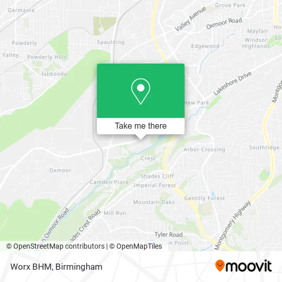 Worx BHM map