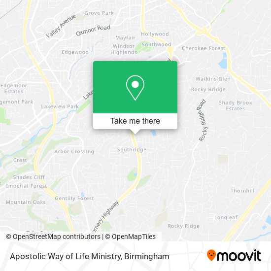 Mapa de Apostolic Way of Life Ministry