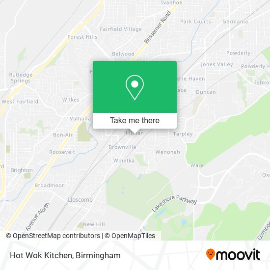 Hot Wok Kitchen map