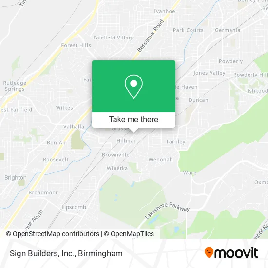 Sign Builders, Inc. map