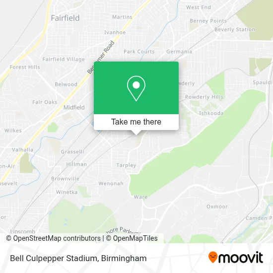 Bell Culpepper Stadium map