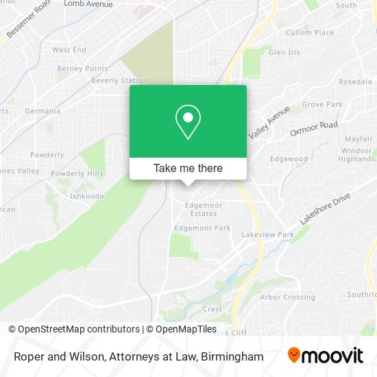 Mapa de Roper and Wilson, Attorneys at Law