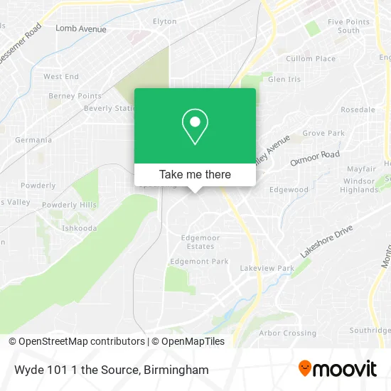 Mapa de Wyde 101 1 the Source