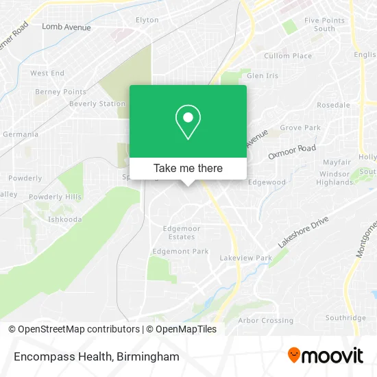Encompass Health map