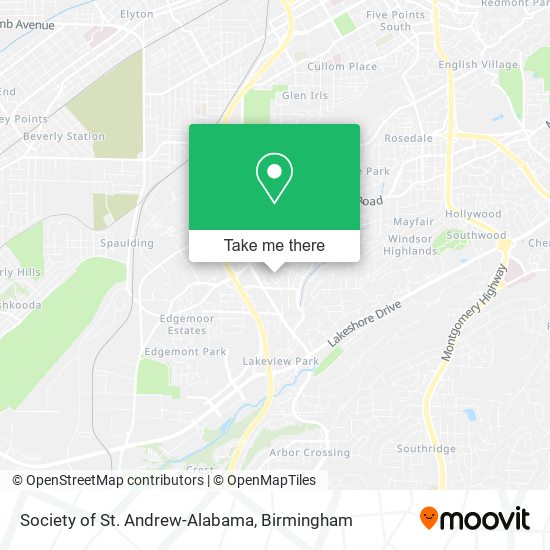 Society of St. Andrew-Alabama map