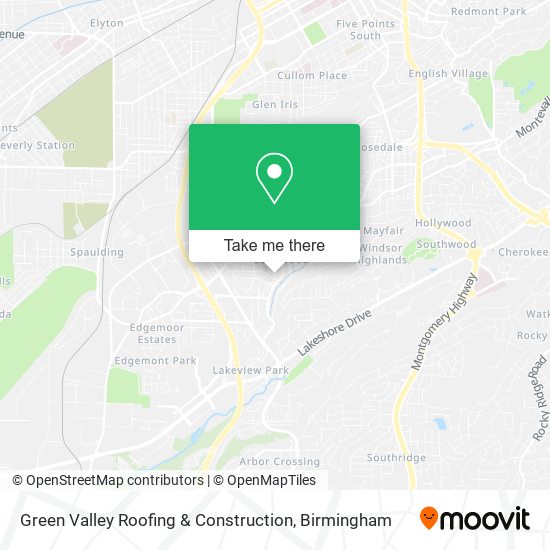 Green Valley Roofing & Construction map
