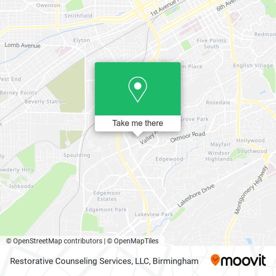Mapa de Restorative Counseling Services, LLC