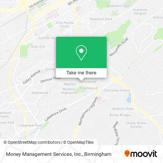 Mapa de Money Management Services, Inc.