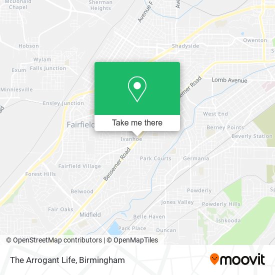 The Arrogant Life map