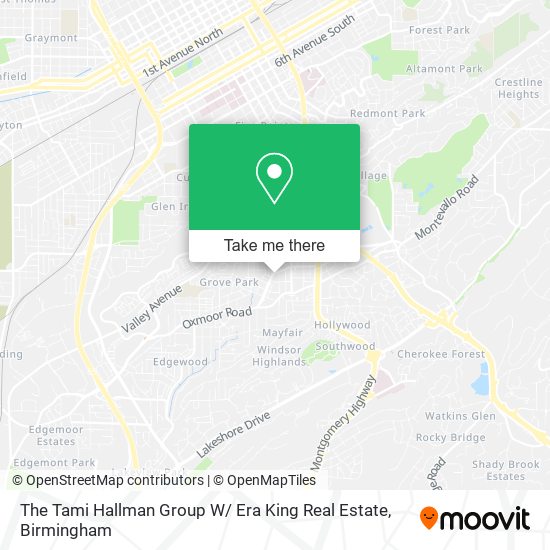 The Tami Hallman Group W/ Era King Real Estate map