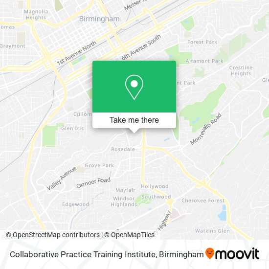 Collaborative Practice Training Institute map
