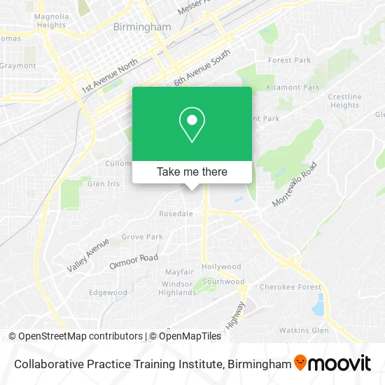 Collaborative Practice Training Institute map