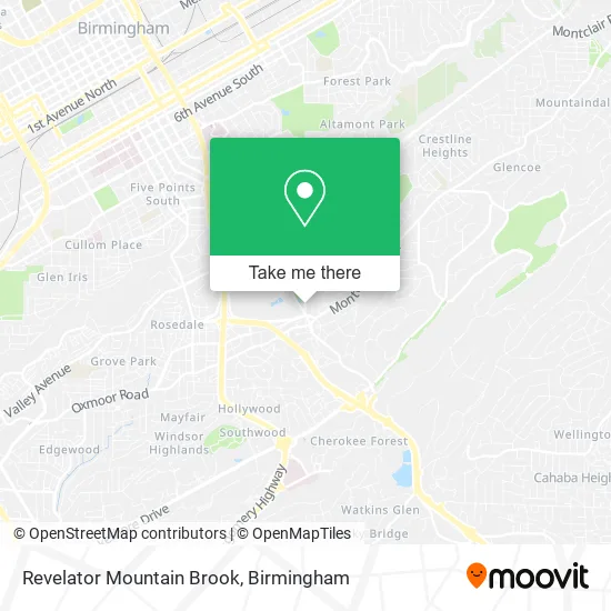 Mapa de Revelator Mountain Brook