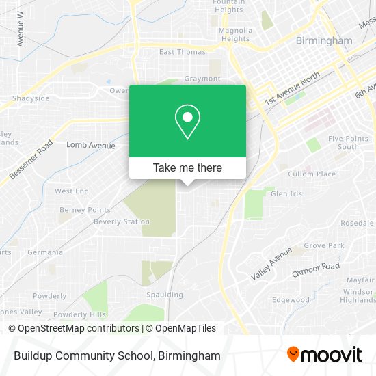 Buildup Community School map