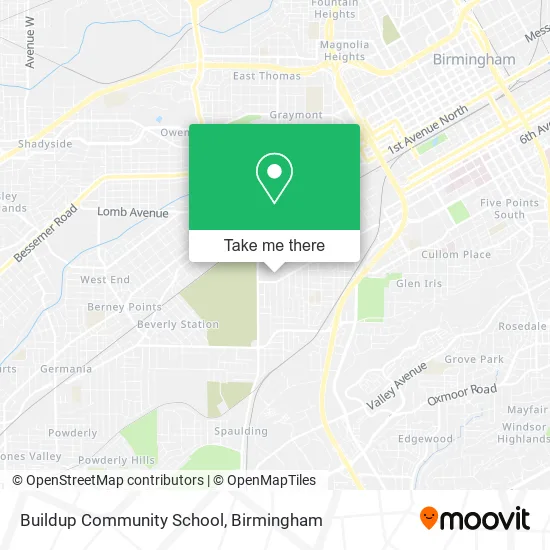 Mapa de Buildup Community School