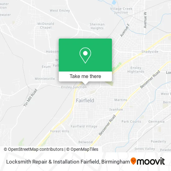Locksmith Repair & Installation Fairfield map