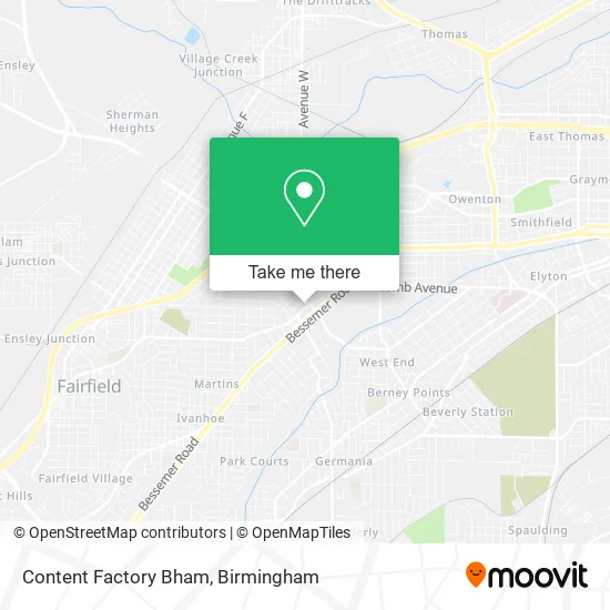 Content Factory Bham map