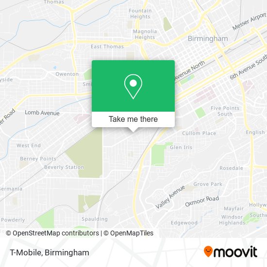 T-Mobile map