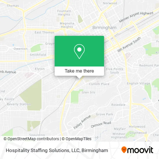 Mapa de Hospitality Staffing Solutions, LLC