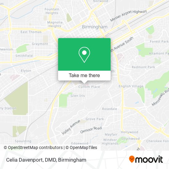 Celia Davenport, DMD map