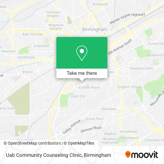 Mapa de Uab Community Counseling Clinic