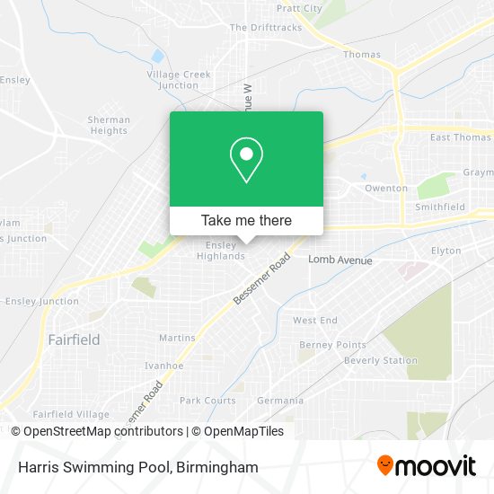 Harris Swimming Pool map