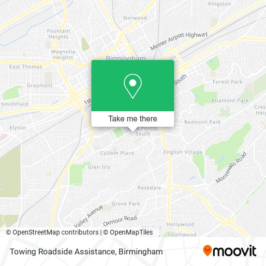 Mapa de Towing Roadside Assistance