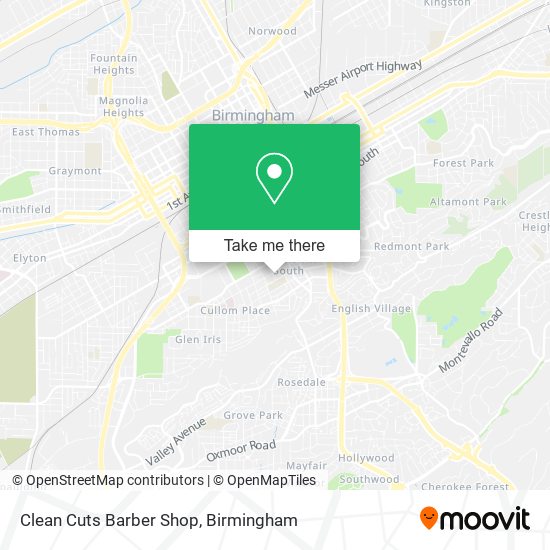 Mapa de Clean Cuts Barber Shop