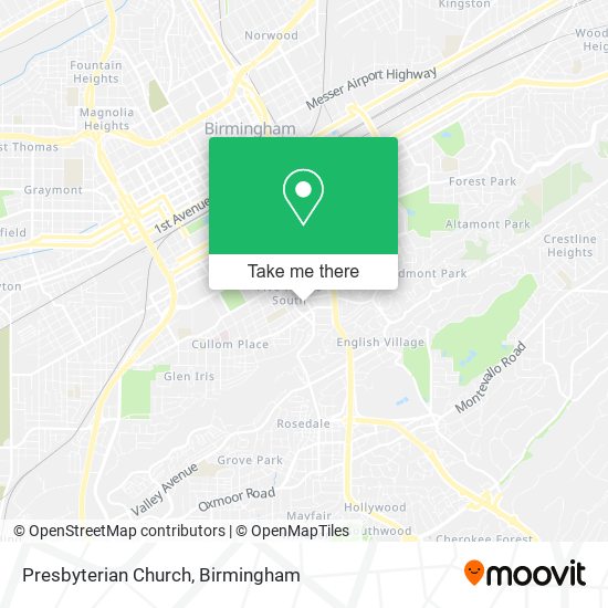 Presbyterian Church map