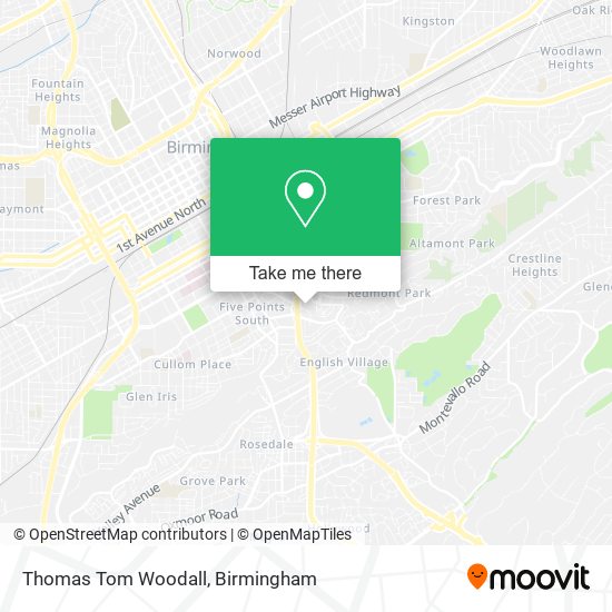 Thomas Tom Woodall map