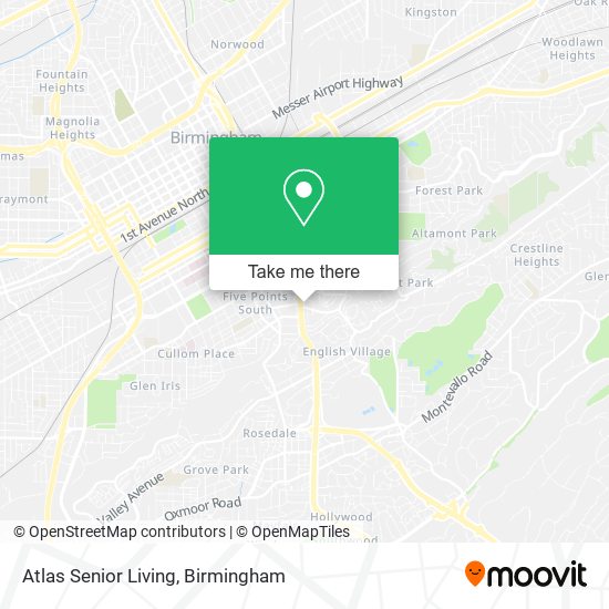 Atlas Senior Living map