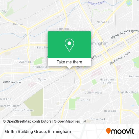 Griffin Building Group map