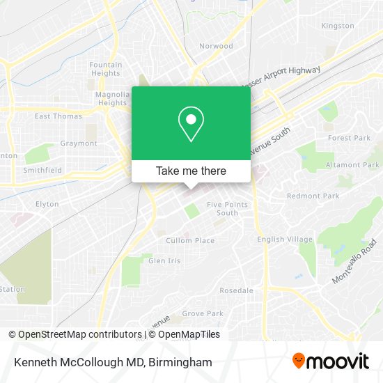Mapa de Kenneth McCollough MD