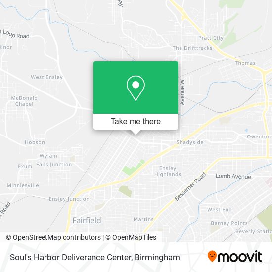 Mapa de Soul's Harbor Deliverance Center