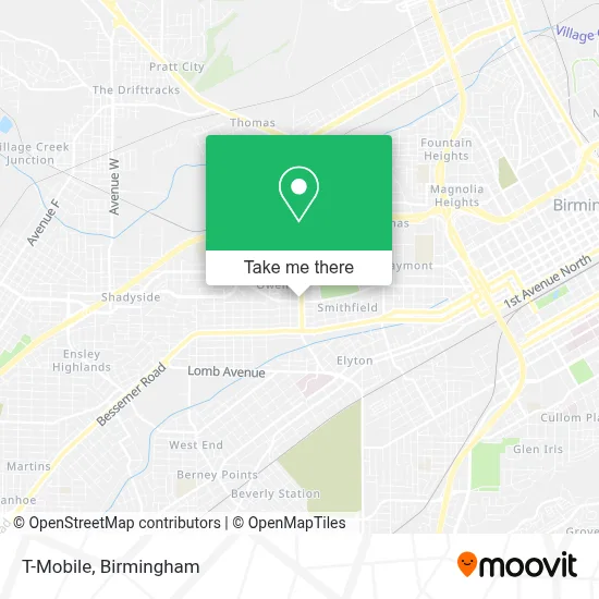 T-Mobile map