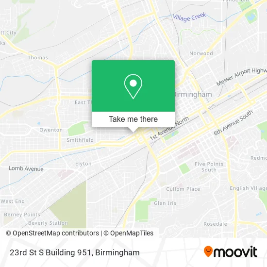 Mapa de 23rd St S Building 951
