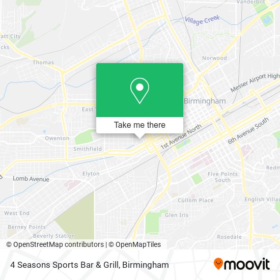 4 Seasons Sports Bar & Grill map