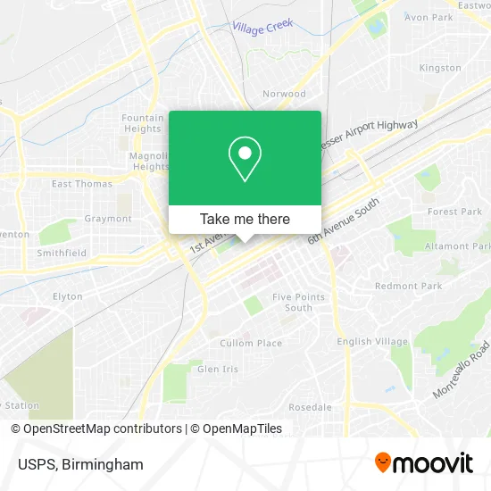 USPS map
