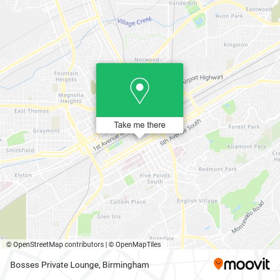 Bosses Private Lounge map