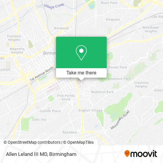 Mapa de Allen Leland III MD
