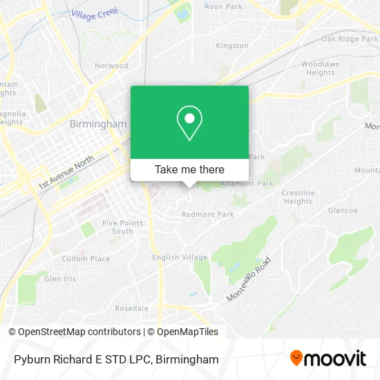 Pyburn Richard E STD LPC map