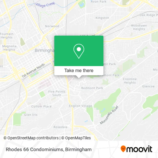 Rhodes 66 Condominiums map